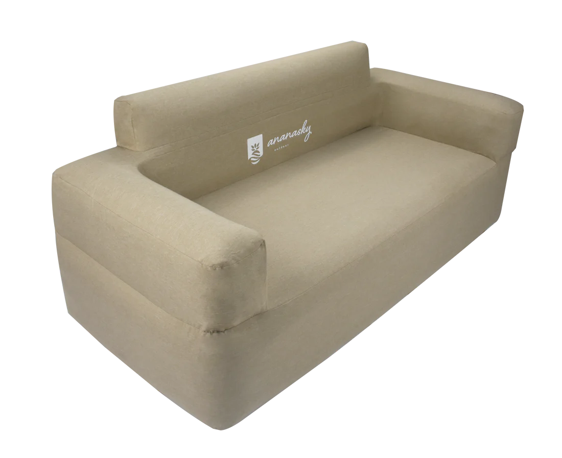 充電式電動ポンプ内蔵エアーソファー（ダブル） - 画像 (4)