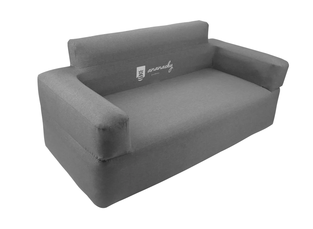 充電式電動ポンプ内蔵エアーソファー（ダブル） - 画像 (3)