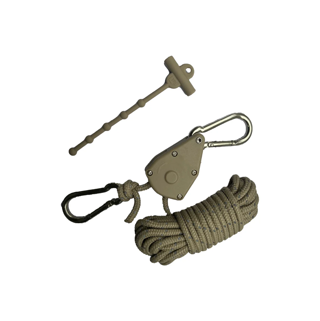 カラビナキャンプロープ 2個セット - 画像 (3)