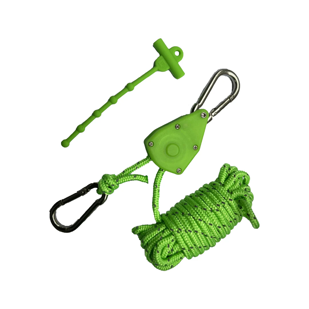 カラビナキャンプロープ 2個セット - 画像 (4)