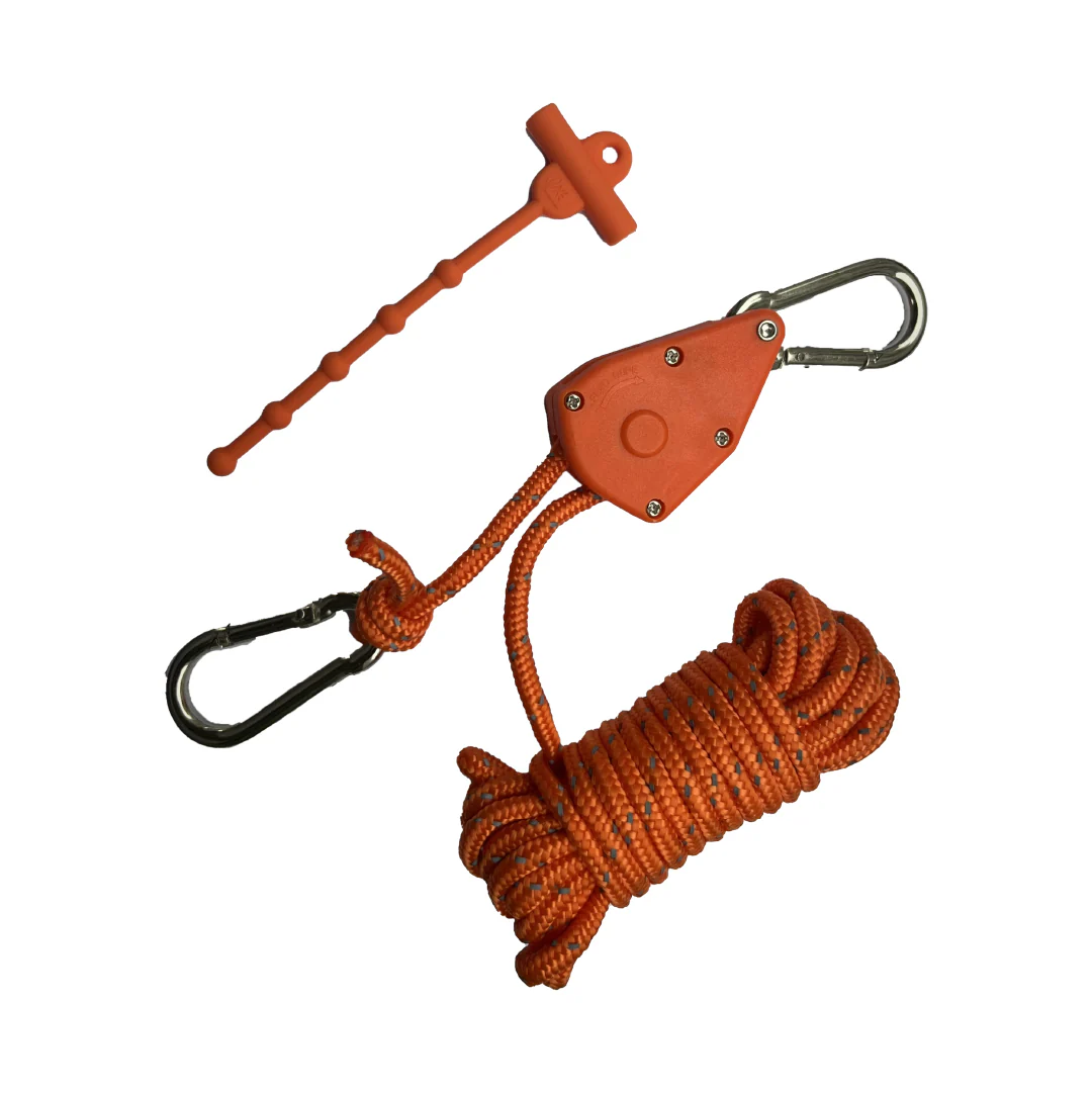 カラビナキャンプロープ 2個セット - 画像 (5)