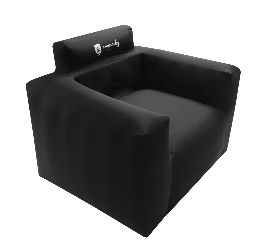 充電式電動ポンプ内臓エアーソファー(シングル) - 画像 (2)